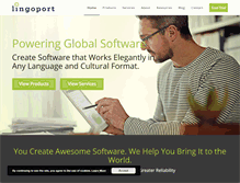 Tablet Screenshot of lingoport.com